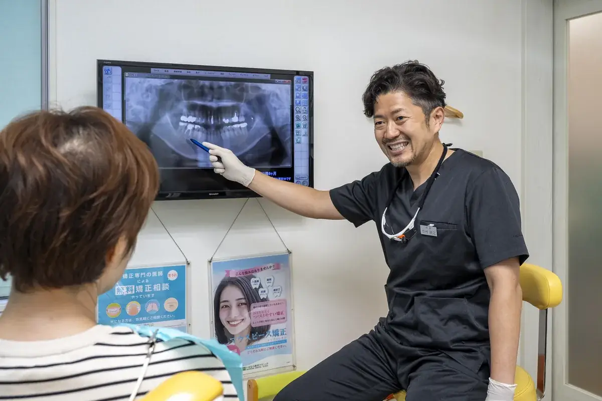 検査結果をご説明する様子