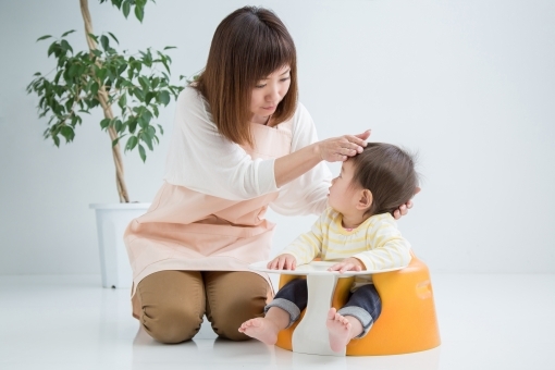 『 子供の仕上げ磨き 』の掲載画像