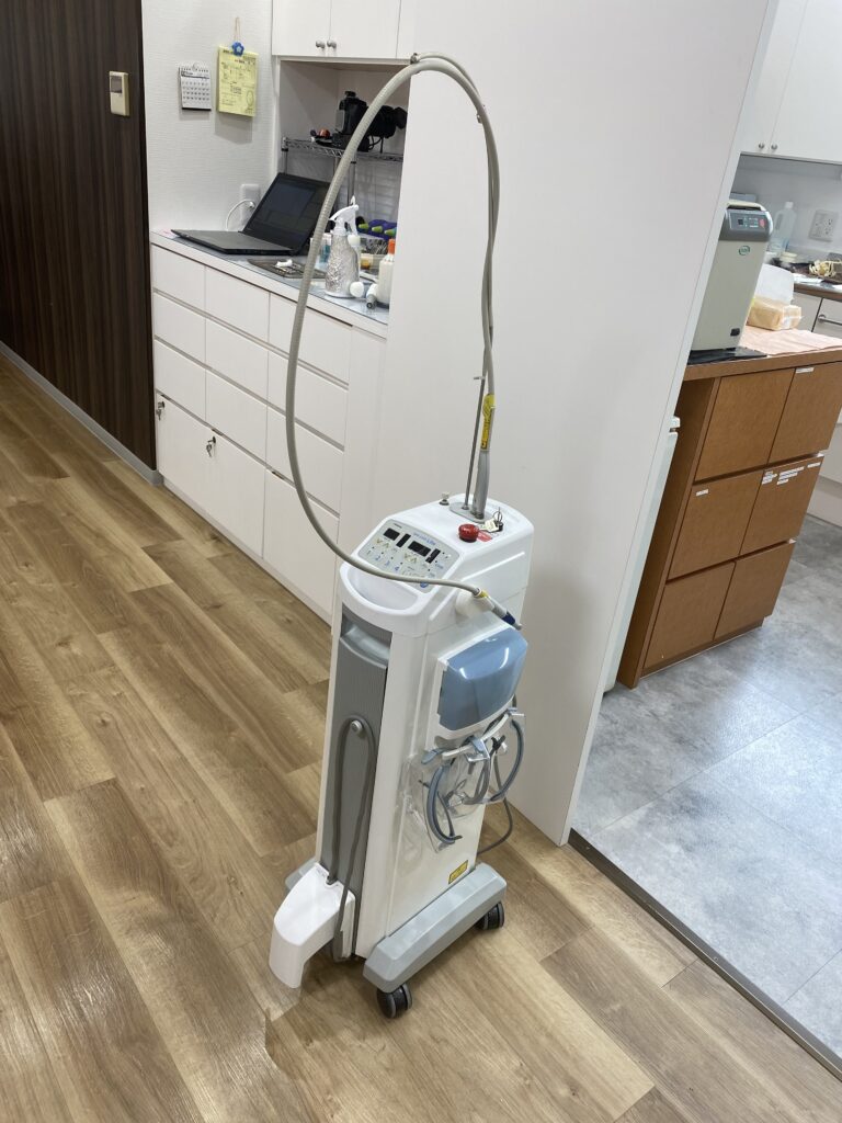 痛みの少ないレーザー治療についての掲載画像